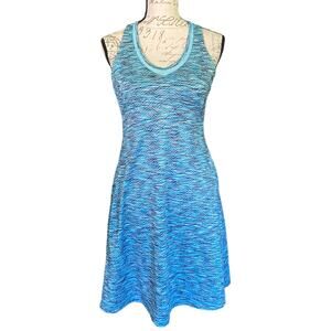 MPG Blue Sports Performance Tank Dress Size Small EUC